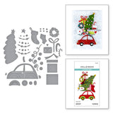 Spellbinders Yuletide Ride Etched Dies from the Wonderland Collection
