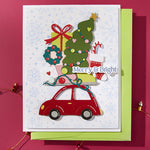 Spellbinders Yuletide Ride Etched Dies from the Wonderland Collection
