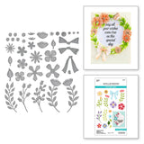 Spellbinders Garden Wreath Add-Ons Etched Dies from the Beautiful Wreaths Collection by Suzanne Hue