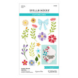 Spellbinders Garden Wreath Add-Ons Etched Dies from the Beautiful Wreaths Collection by Suzanne Hue