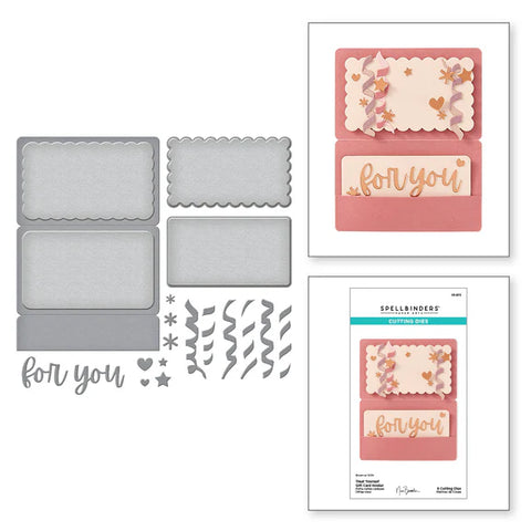 Spellbinders -Treat Yourself Gift Card Holder Etched Dies