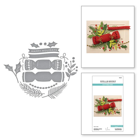 Spellbinders - Christmas Cracker Etched Dies from the City Holiday Collection by Yana Smakula