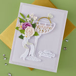 Spellbinders A Special Toast Etched Dies from the Happier Hour Collection