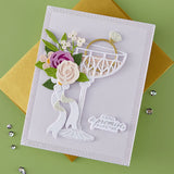 Spellbinders A Special Toast Etched Dies from the Happier Hour Collection