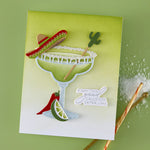Spellbinders Sip Sip Ole' Etched Dies from the Happier Hour Collection