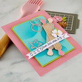 Spellbinders Fluff, Frost & Roll Etched Dies by Tina Smith