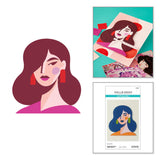 Spellbinders Fragmented Gaze Etched Dies by Jaycee Gaspar