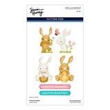 Spellbinders BUNNY BUDDIES ETCHED DIES BY SIMON HURLEY