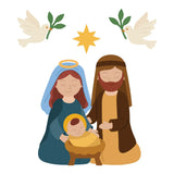 Spellbinders Nativity Blessings Etched Dies by Bibi Cameron