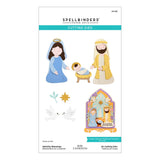 Spellbinders Nativity Blessings Etched Dies by Bibi Cameron