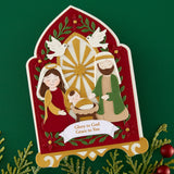Spellbinders Nativity Blessings Etched Dies by Bibi Cameron