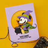 Spellbinders Classic Mouse Trick-or-Treat Sentiments Stamp & Die Set