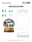 Spellbinders Simon's Snow Globe Etched Dies from the Simon's Snow Globes Collection by Simon Hurley