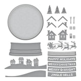 Spellbinders Simon's Snow Globe Etched Dies from the Simon's Snow Globes Collection by Simon Hurley