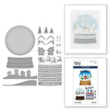 Spellbinders Simon's Snow Globe Etched Dies from the Simon's Snow Globes Collection by Simon Hurley