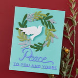 Stampendous Peace Dove Etched Dies from the Season of Wonder Collection