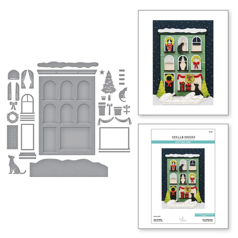 Spellbinders - City Holiday Etched Dies from the City Holiday Collection by Yana Smakula