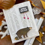 Hero Arts Woodland Forest Stencil