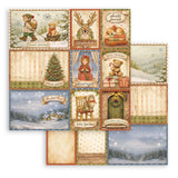 Stamperia 12X12 Paper Pad, Silent Night