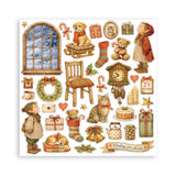 Stamperia 12X12 Paper Pad, Silent Night