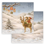 Stamperia 12X12 Paper Pad, Silent Night
