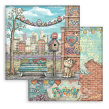 Stamperia 12”x12” Paper Pad 10 Double Sided Printed Sheets - Furry Friends 2