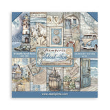 Stamperia  Scrapbooking Small Pad 10 sheets cm 20,3X20,3 (8"X8") - Silent Sea