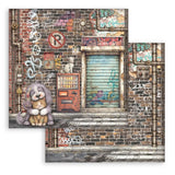 Stamperia 8”x8” Paper Pad 10 Double Sided Printed Sheets - Furry Friends 2