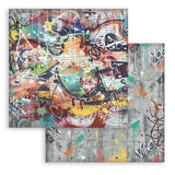Stamperia 8”x8” Paper Pad 10 Double Sided Printed Backgrounds Sheets - Furry Friends 2