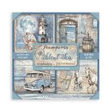 Stamperia   Scrapbooking Pad 22 sheets cm 20,3X20,3 (8"X8") Single Face Silent Sea