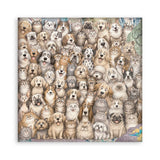 Stamperia 8”x8” Paper Pad 22 Single Sided Printed Paper Sheets - Furry Friends 2