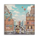 Stamperia 12”x12” Paper Pad 22 Single Sided Printed Paper Sheets - Furry Friends 2