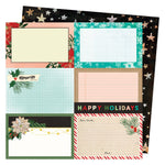 Vicki Boutin - Warm Wishes Collection - Christmas - 12 x 12 Double Sided Paper - Happy Holidays