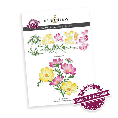 Altenew - Layering Dies - Craft-A-Flower - Garden Cosmos