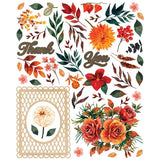 49 and Market - Card Kit - Thankful with Gold Foil
