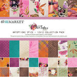 s15 - 49 & Market Double-Sided Cardstock 12"X12"  ARToptions Spice Collection