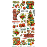 49 and Market - Jolly Jingles Collection - 6 x 12 Blendable Rub-on Transfers