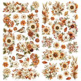 49 and Market - Season's Bounty Collection - Ephemera - Laser Cuts - Wildflowers