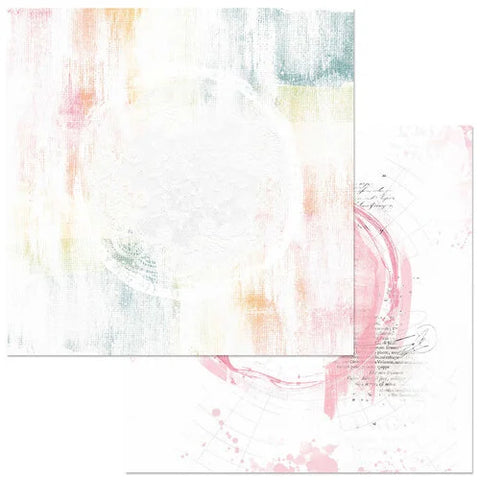 49 and Market Spectrum Sherbet Double-Sided Cardstock 12"X12" Painted Foundations- Washed
