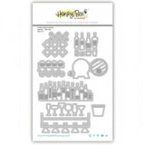 Honey Bee Stamps - Foundry and Field Collection - Honey Cuts - Steel Craft Dies - Lovely Layers Hoosier Cabinet - Wet Bar Add-On