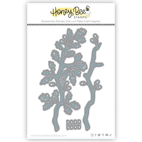 Honey Bee Stamps Lovely Layers: Oak Branch - Honey Cuts