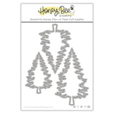Honey Bee Stamps Pine Trees - Honey Cuts
