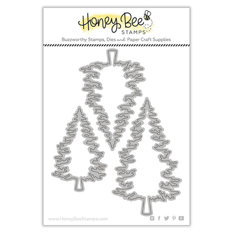 Honey Bee Stamps Pine Trees - Honey Cuts