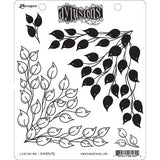 Ranger -Dylusions Stamps - Cling Mounted Rubber Stamps - Leaf Me Be