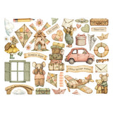 Stamperia - Cozy Family Collection - Ephemera - Assorted Die Cuts