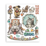 Stamperia - Furry Friends 2 Collection - Rub-On Transfers - Selection