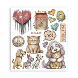 Stamperia - Furry Friends 2 Collection - Rub-On Transfers - Selection