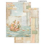 Stamperia - Cozy Family Collection - Junk Journal - Stickers, Cut-Outs, And Backgrounds