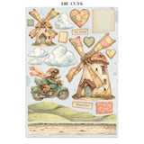 Stamperia - Cozy Family Collection - Junk Journal - Stickers, Cut-Outs, And Backgrounds