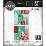 S50 Sizzix Thinlits Dies By Tim Holtz 27/Pkg - Holiday Blocks